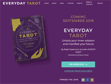 Tablet Screenshot of everydaytarot.com